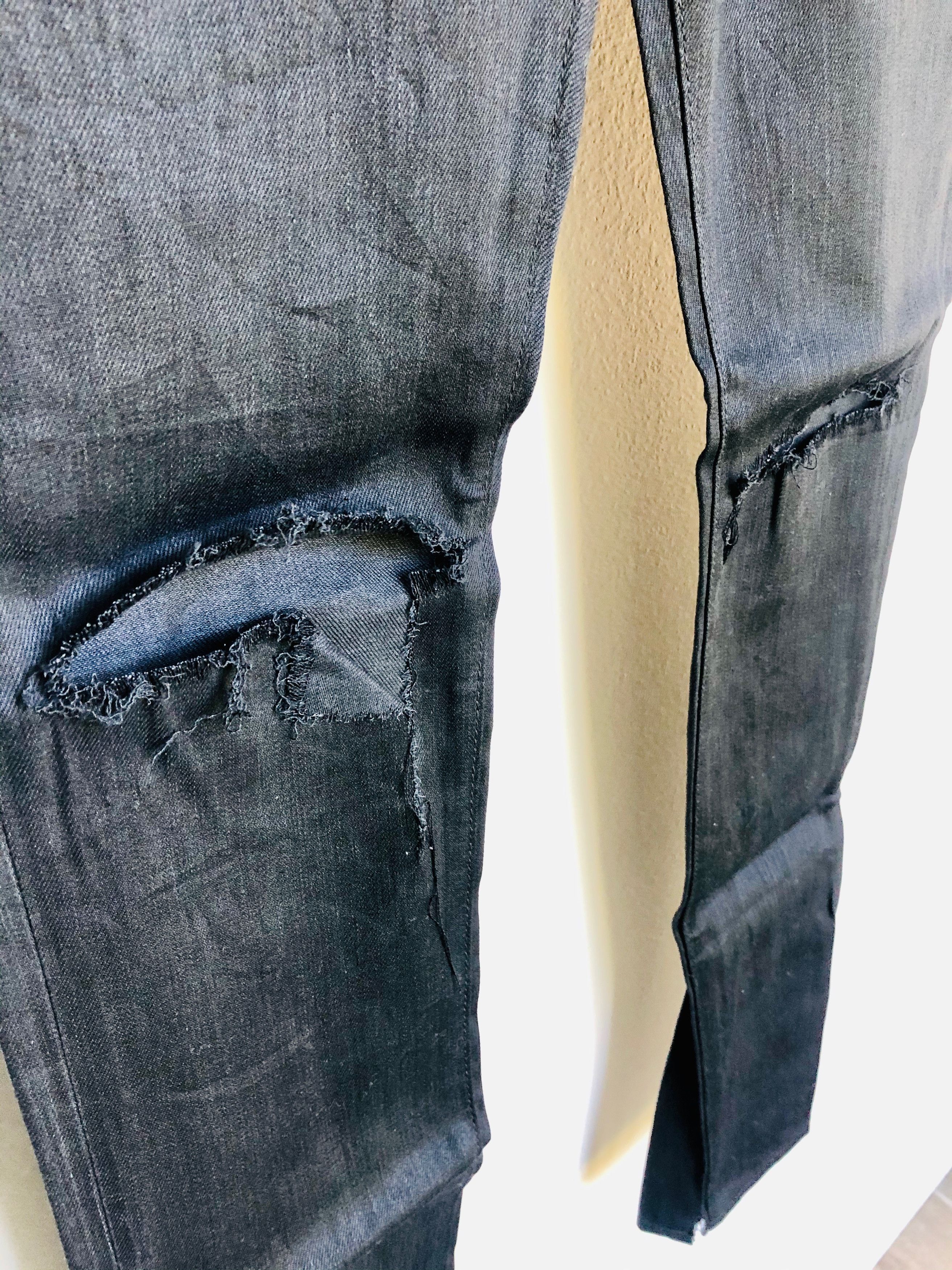 Saint Laurent Paris Saint Laurent D01 Jeans Black Size US 30 / EU 46 - 2 Thumbnail