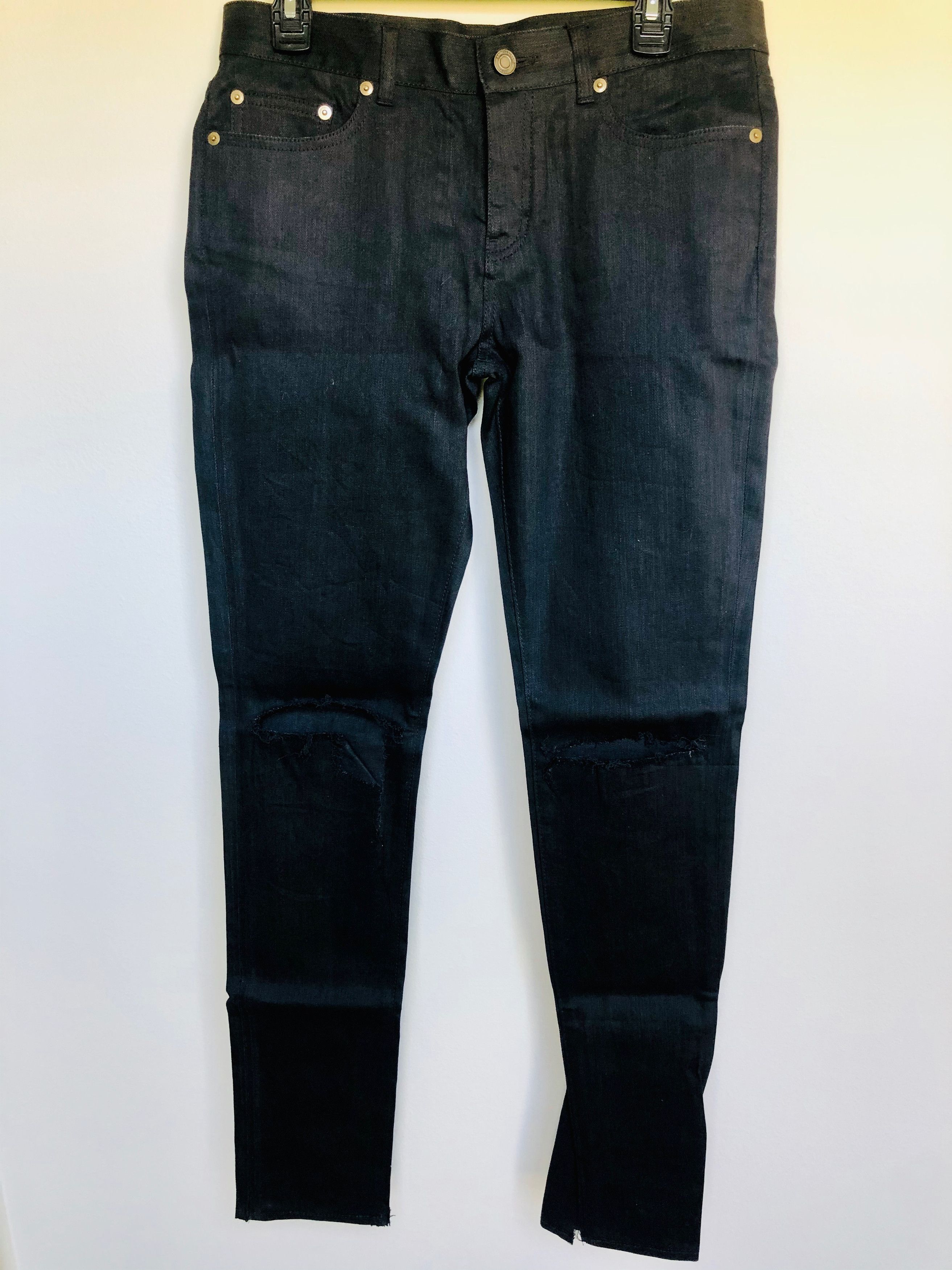 Saint Laurent Paris Saint Laurent D01 Jeans Black | Grailed