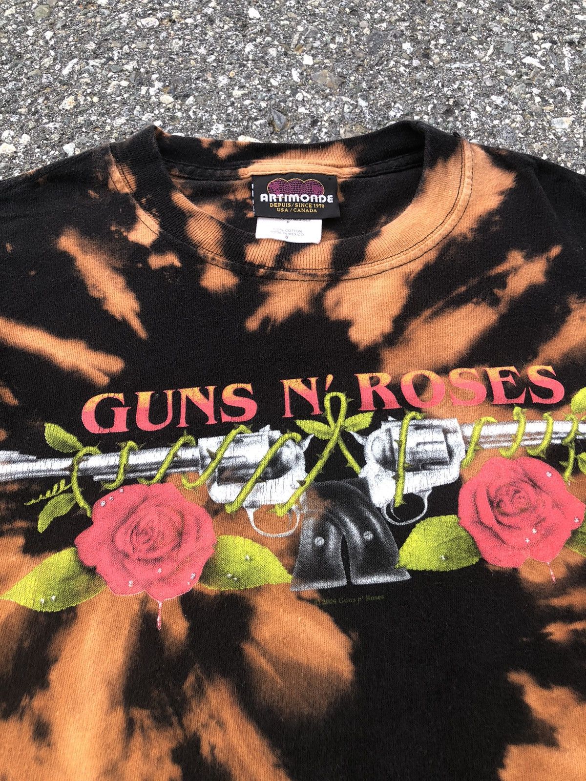 Band Tees Vintage Custom Guns N Roses Tye Dye Bleach Acid Wash Size US S / EU 44-46 / 1 - 3 Thumbnail
