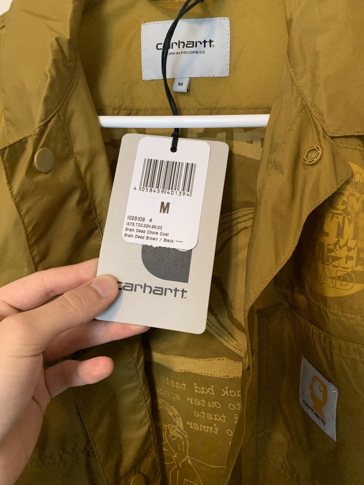 Brain Dead Carhartt x Braindead Chore Coat Size US M / EU 48-50 / 2 - 3 Thumbnail