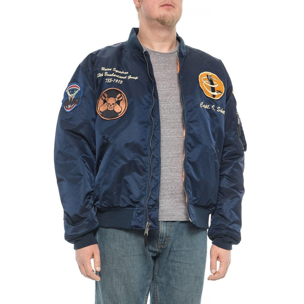 Schott Schott NYC 13th Bombardment Group MA-1 Jacket | Grailed
