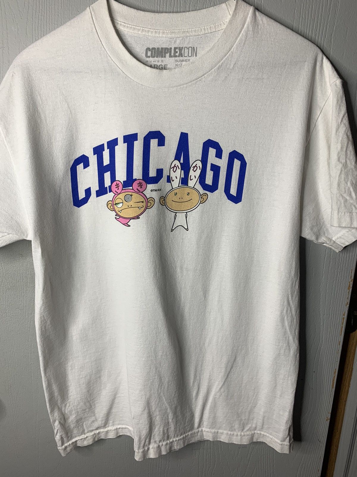 Takashi Murakami × Complex Con CHICAGO FLOWER S / S TEE WHITE T-shirt