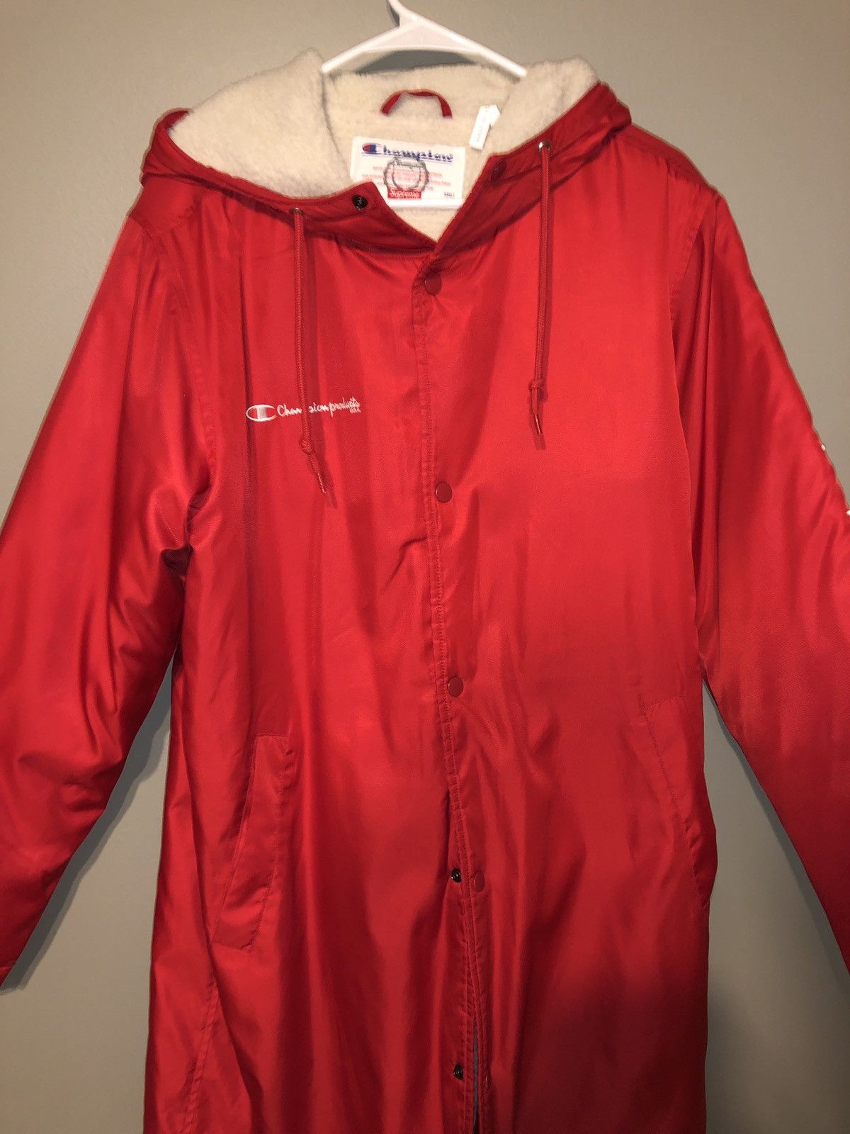Champion × Supreme Supreme x Champion New Red Parka FW 16 Size US M / EU 48-50 / 2 - 2 Thumbnail