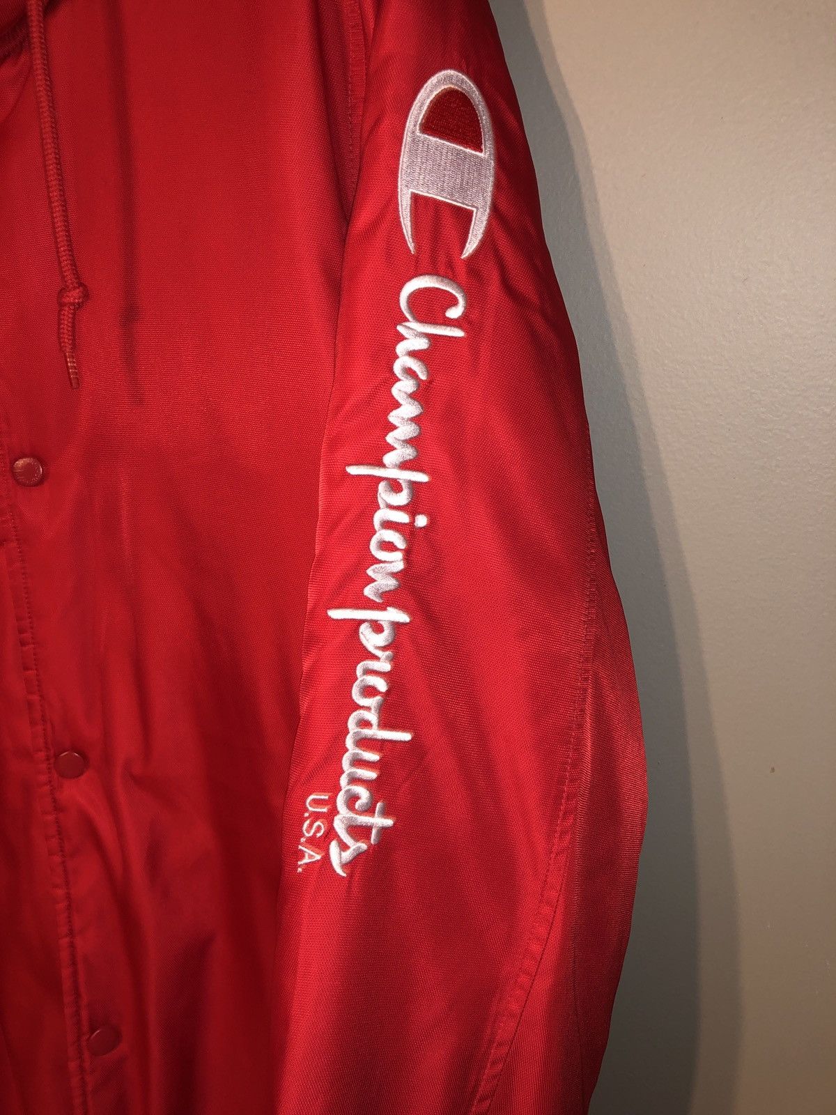 Champion × Supreme Supreme x Champion New Red Parka FW 16 Size US M / EU 48-50 / 2 - 4 Thumbnail