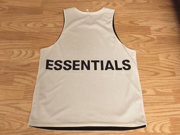 Pacsun FEAR OF GOD FOG ESSENTIALS Mesh Jersey tank top | Grailed