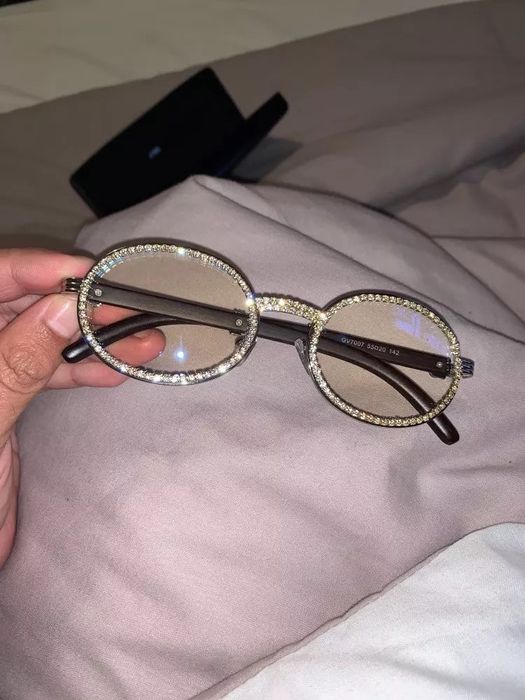 Cartier hot sale quavo glasses