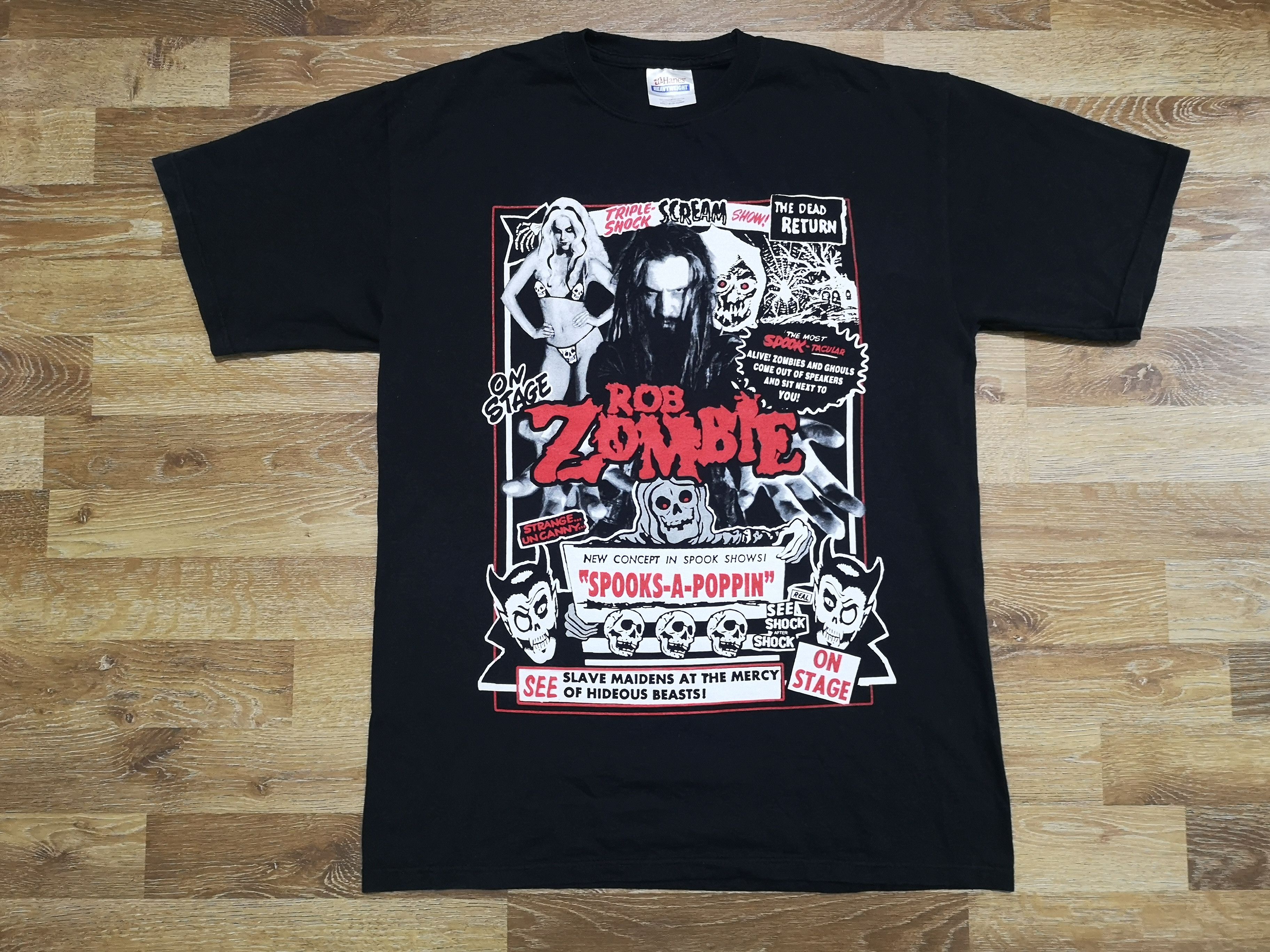 Vintage Vintage ROB ZOMBIE The Great Show Spook Party Promo T Shirt ...