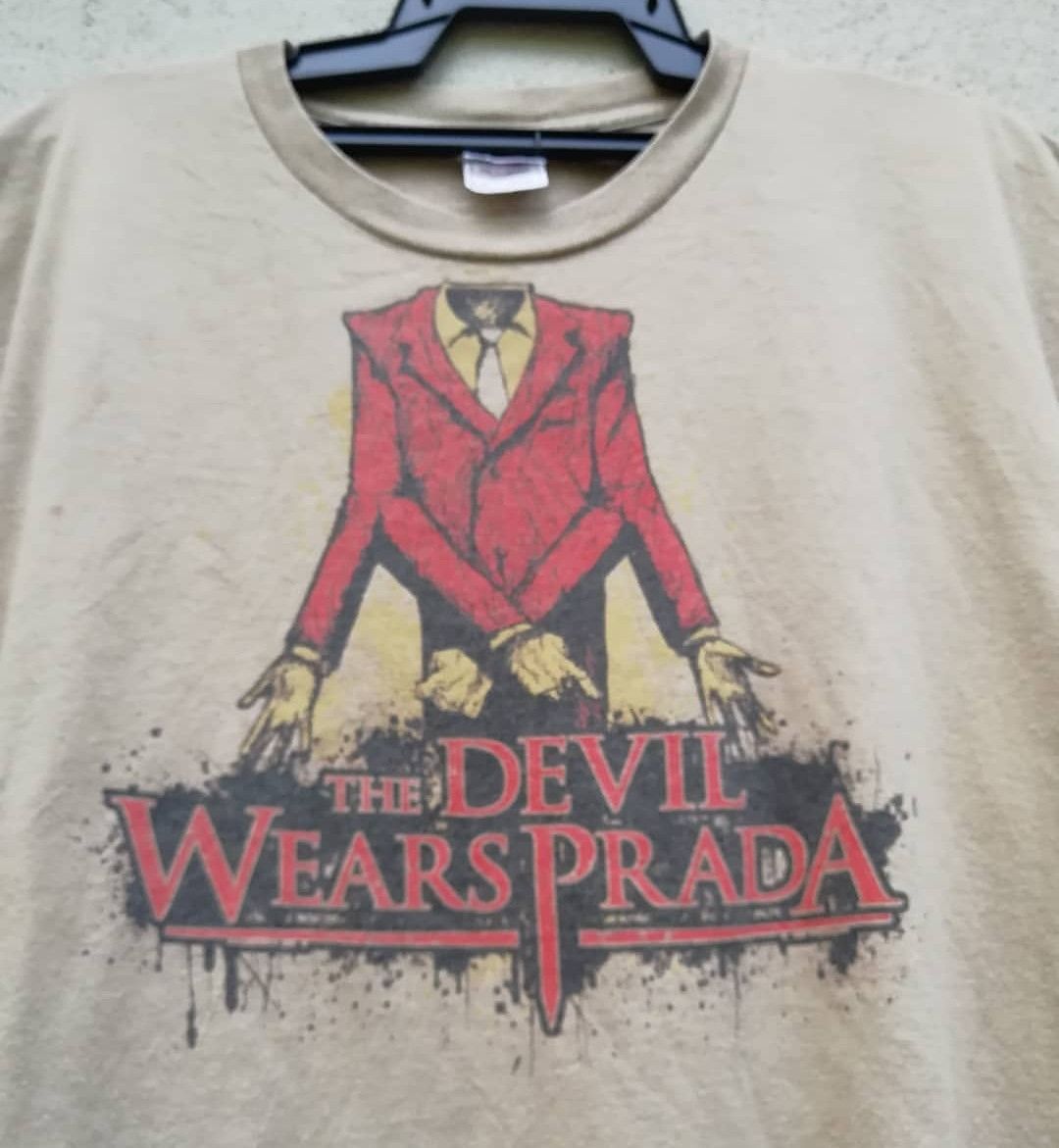 Band Tees DEVIL wear prada band Size US XL / EU 56 / 4 - 3 Thumbnail