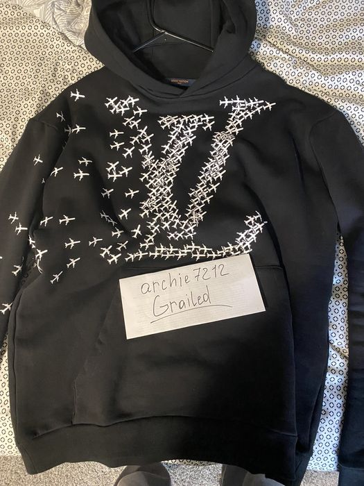 Lv planes printed online hoodie