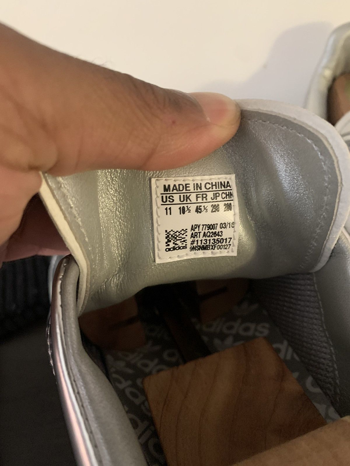 Adidas × Raf Simons Raf Simons x Stan Smith Silver Metallic Size US 11 / EU 44 - 9 Thumbnail