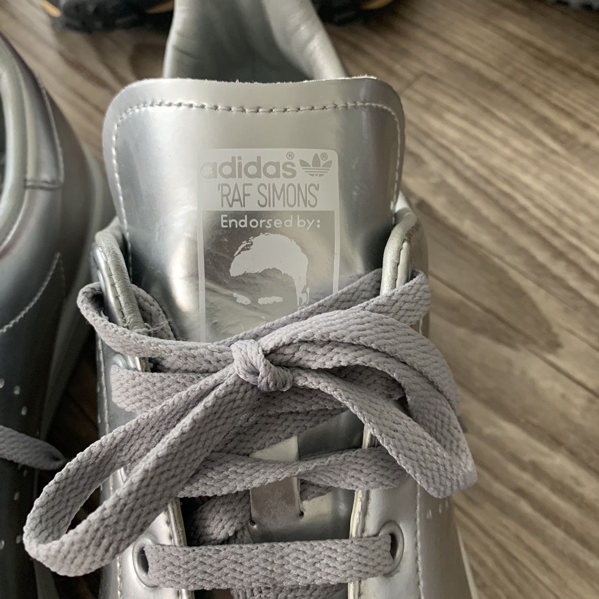 Adidas × Raf Simons Raf Simons x Stan Smith Silver Metallic Size US 11 / EU 44 - 3 Thumbnail