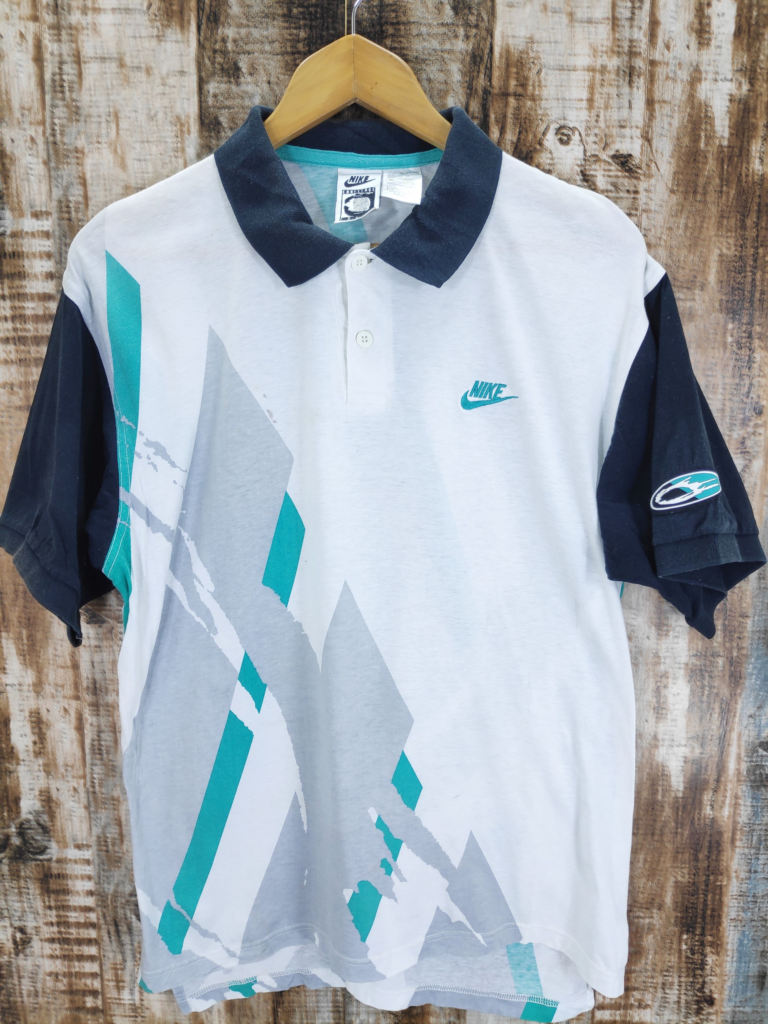 Nike Vintage Nike Challenge Court Andre Agassi Polo Nike Retro