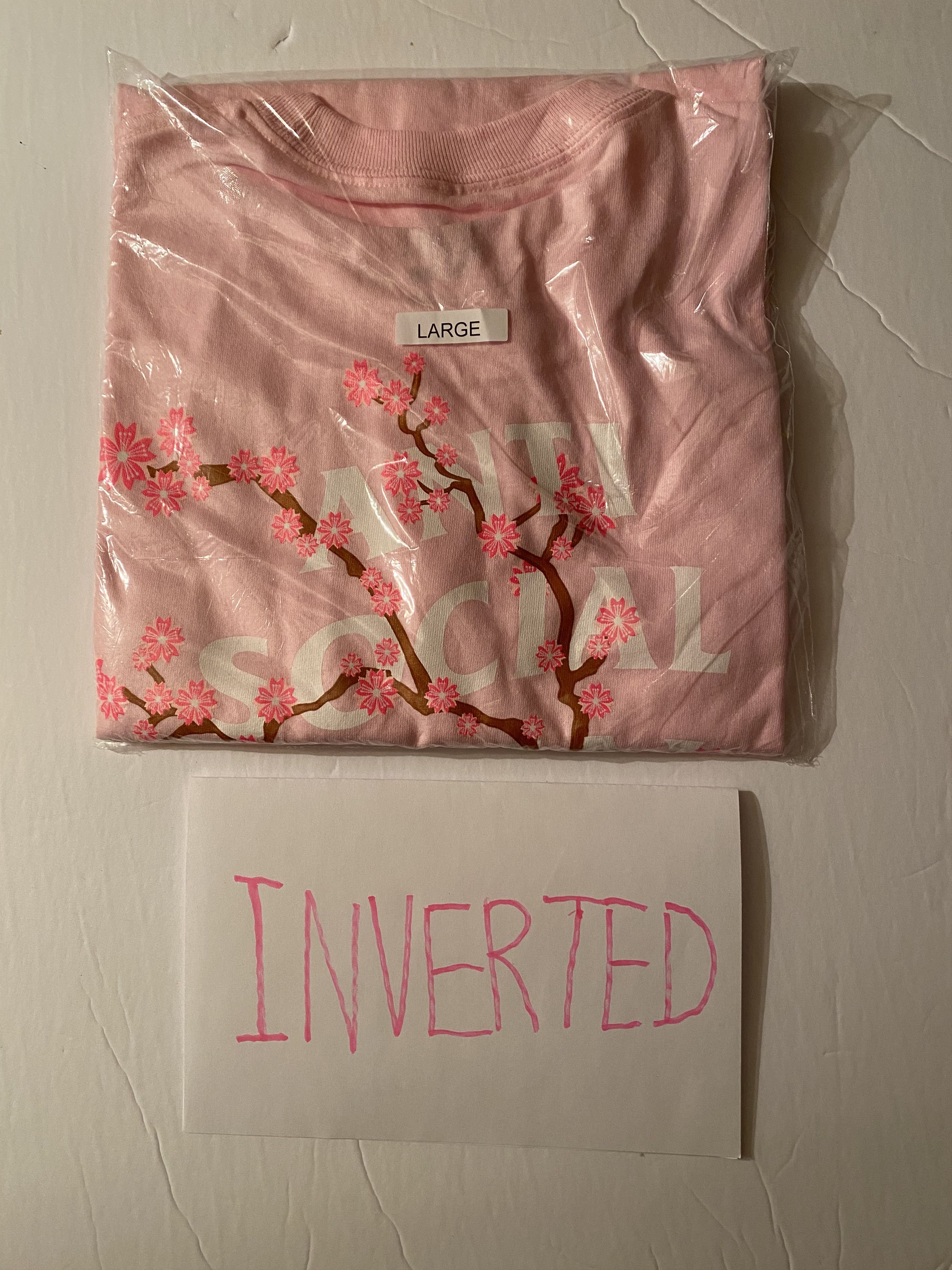Anti Social Social Club ASSC Cherry Blossom Tee Pink Size Large Size US M / EU 48-50 / 2 - 2 Thumbnail