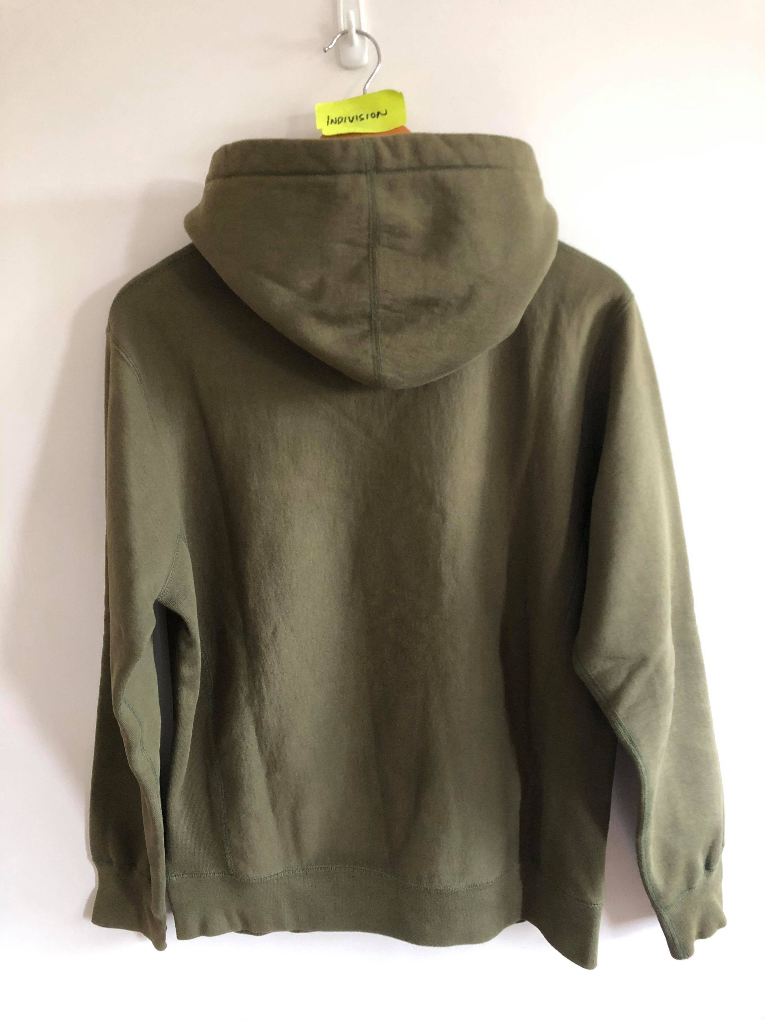 Supreme Olive Box Logo Hoodie Grailed