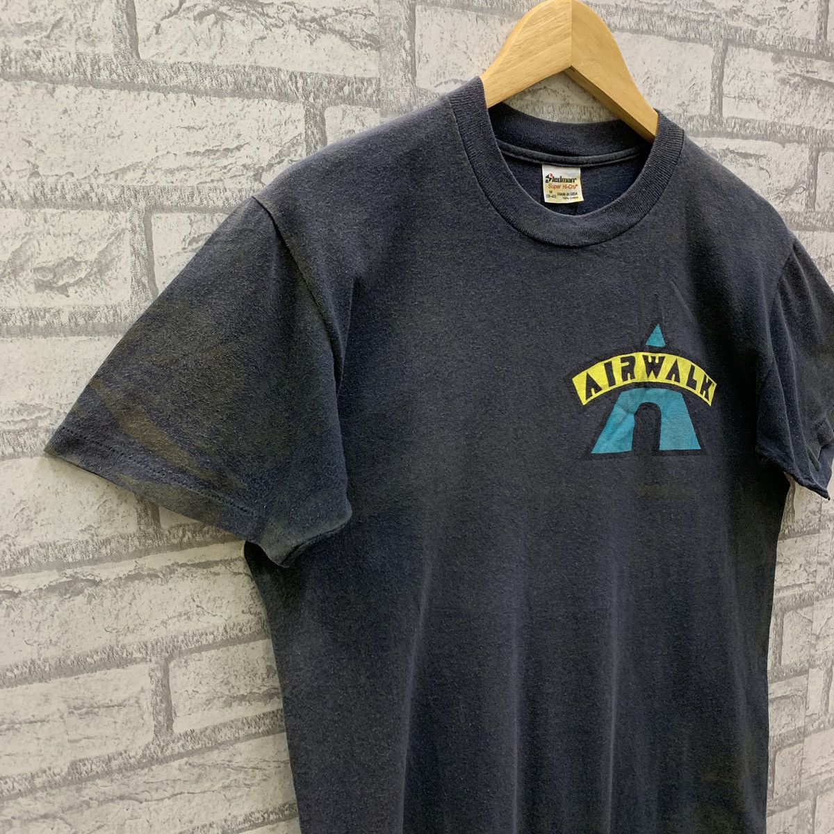 Airwalk RARE Vintage Airwalk By Stedman Super Hi Cru Skate T shirts Size US M / EU 48-50 / 2 - 7 Thumbnail