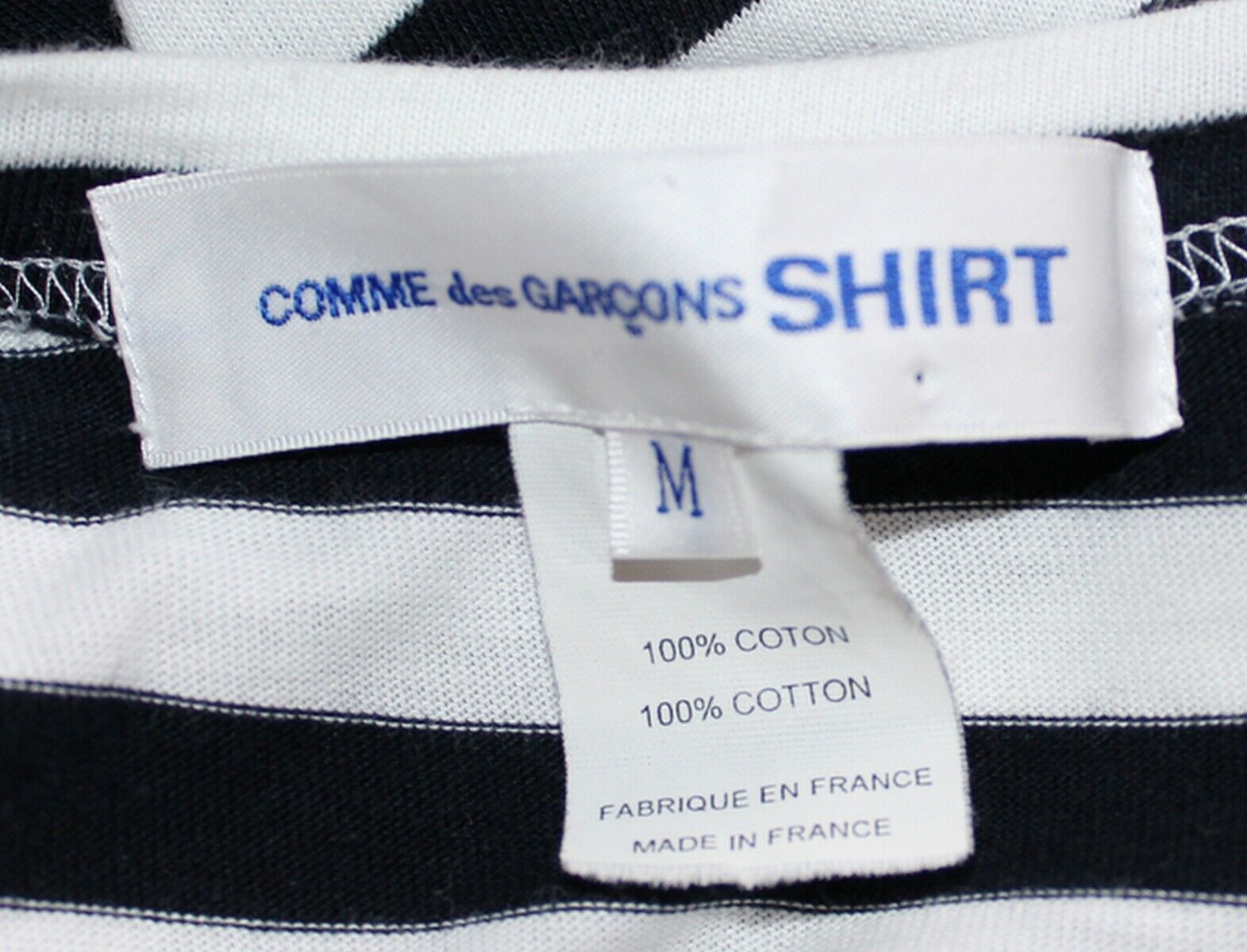 Comme des Garcons Comme des Garcons SHIRT Men's Striped Long Sleeve Size US M / EU 48-50 / 2 - 3 Thumbnail