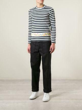 Comme des Garcons Comme des Garcons SHIRT Men's Striped Long Sleeve Size US M / EU 48-50 / 2 - 1 Thumbnail