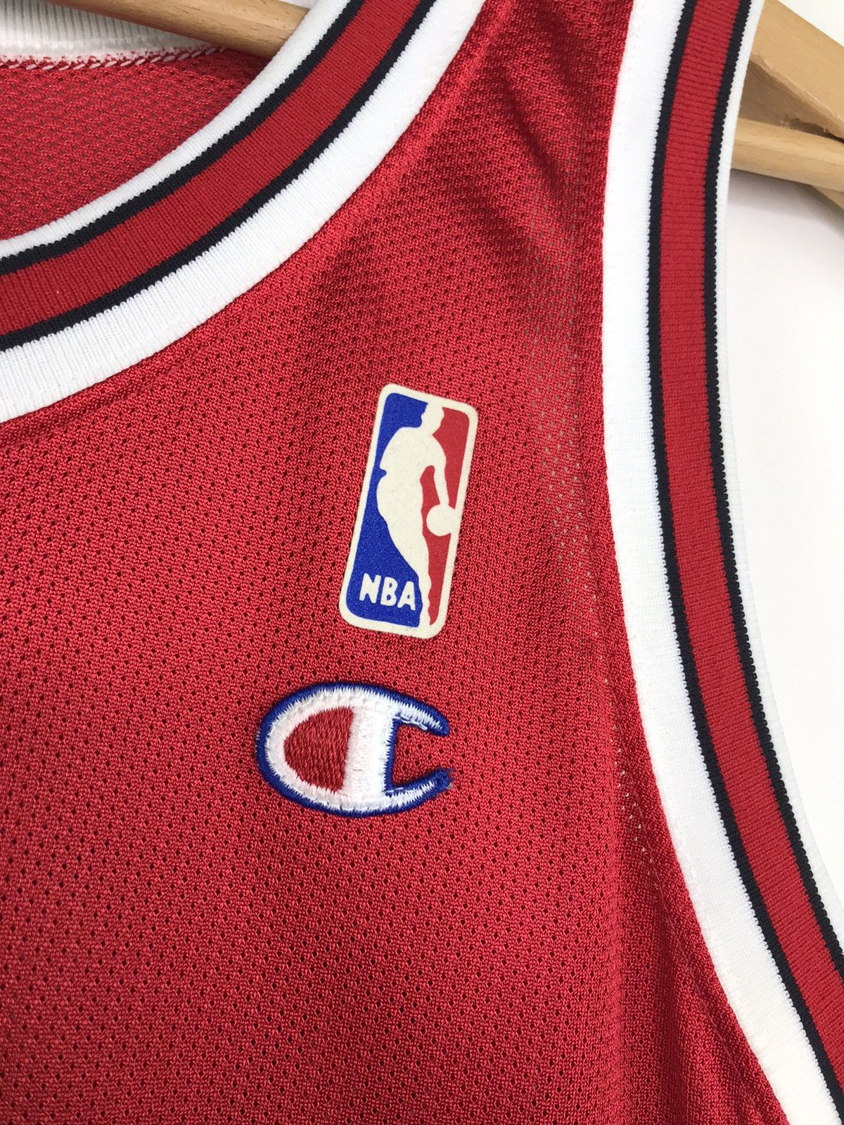 Champion Vintage 90s Jordan Chicago Bulls Champion Jersey Size 44 New Size US L / EU 52-54 / 3 - 3 Thumbnail