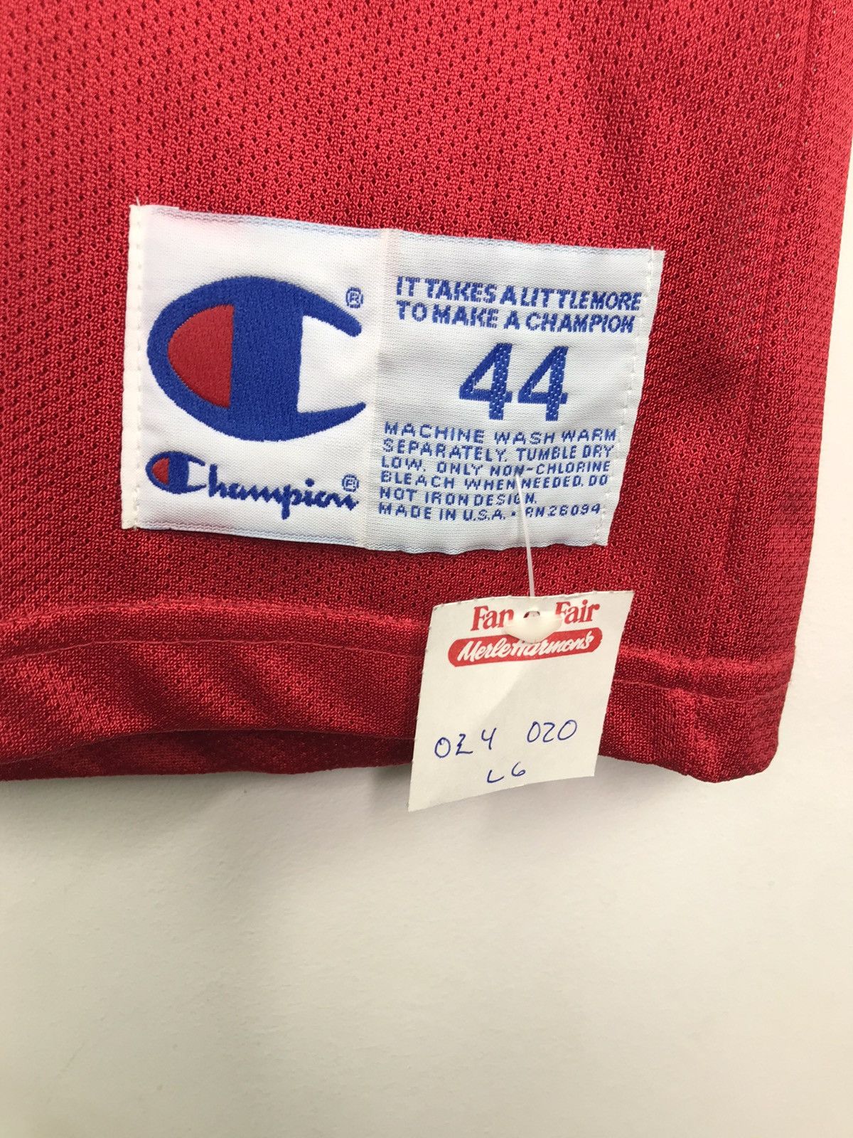 Champion Vintage 90s Jordan Chicago Bulls Champion Jersey Size 44 New Size US L / EU 52-54 / 3 - 5 Thumbnail