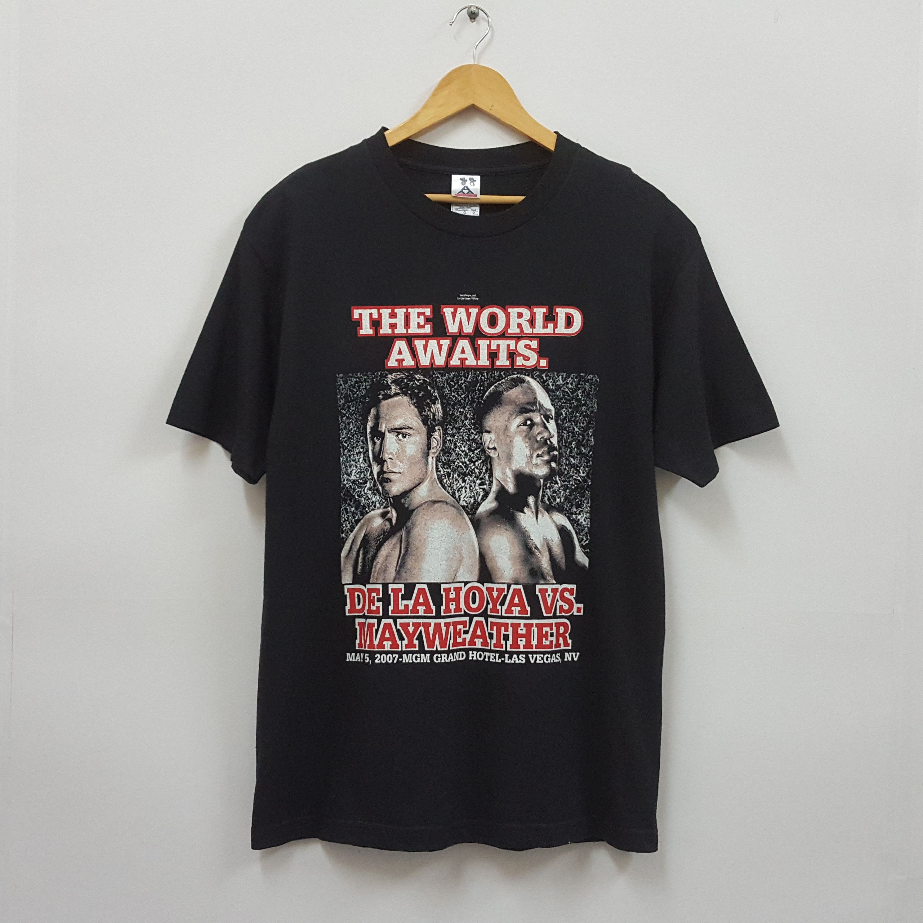 Rap Tees Vintage De La Hoya Vs Floyd Mayweather boxer t-Shirt Size US XL / EU 56 / 4 - 1 Thumbnail