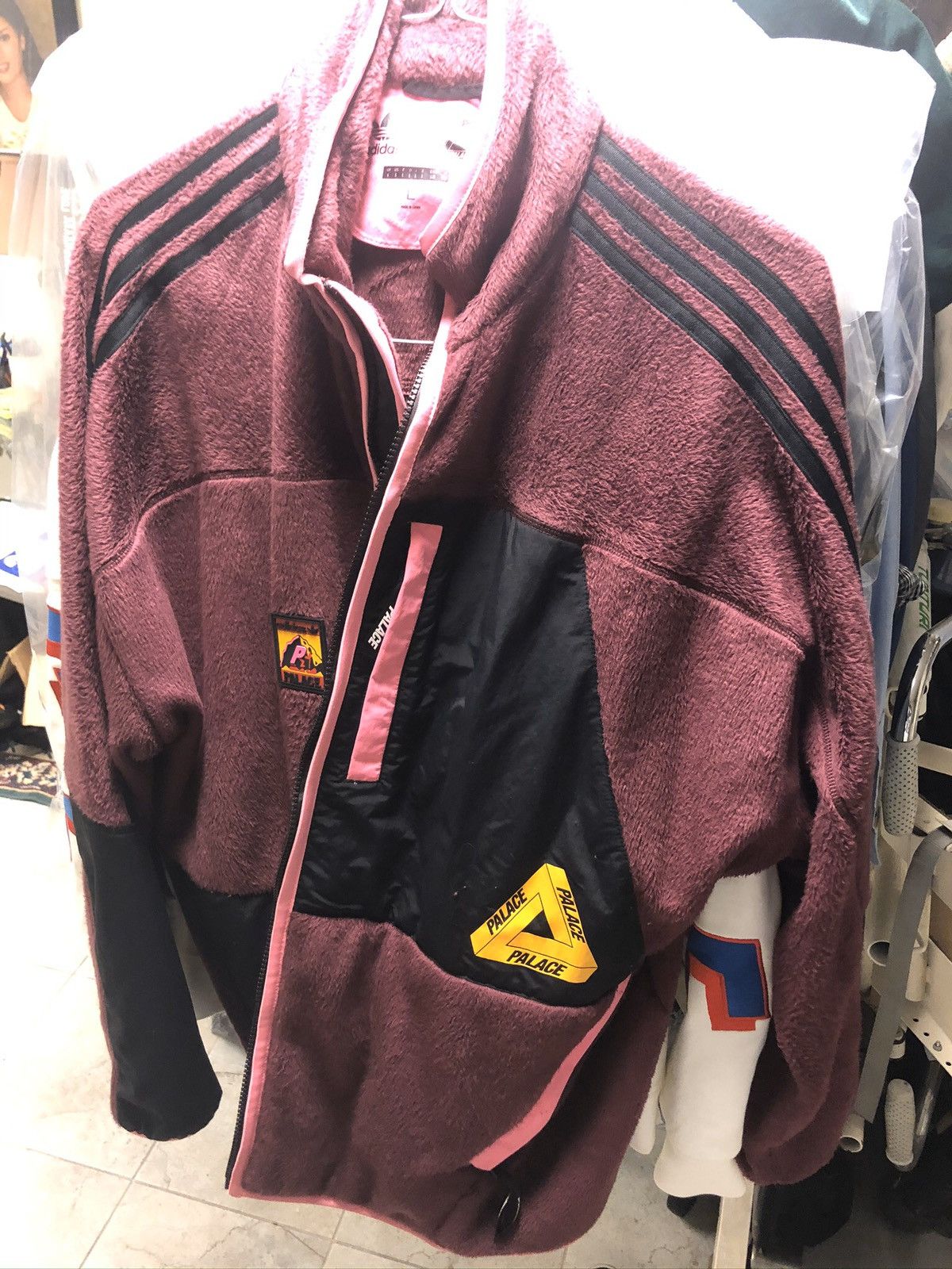 Palace x adidas polar track top sales