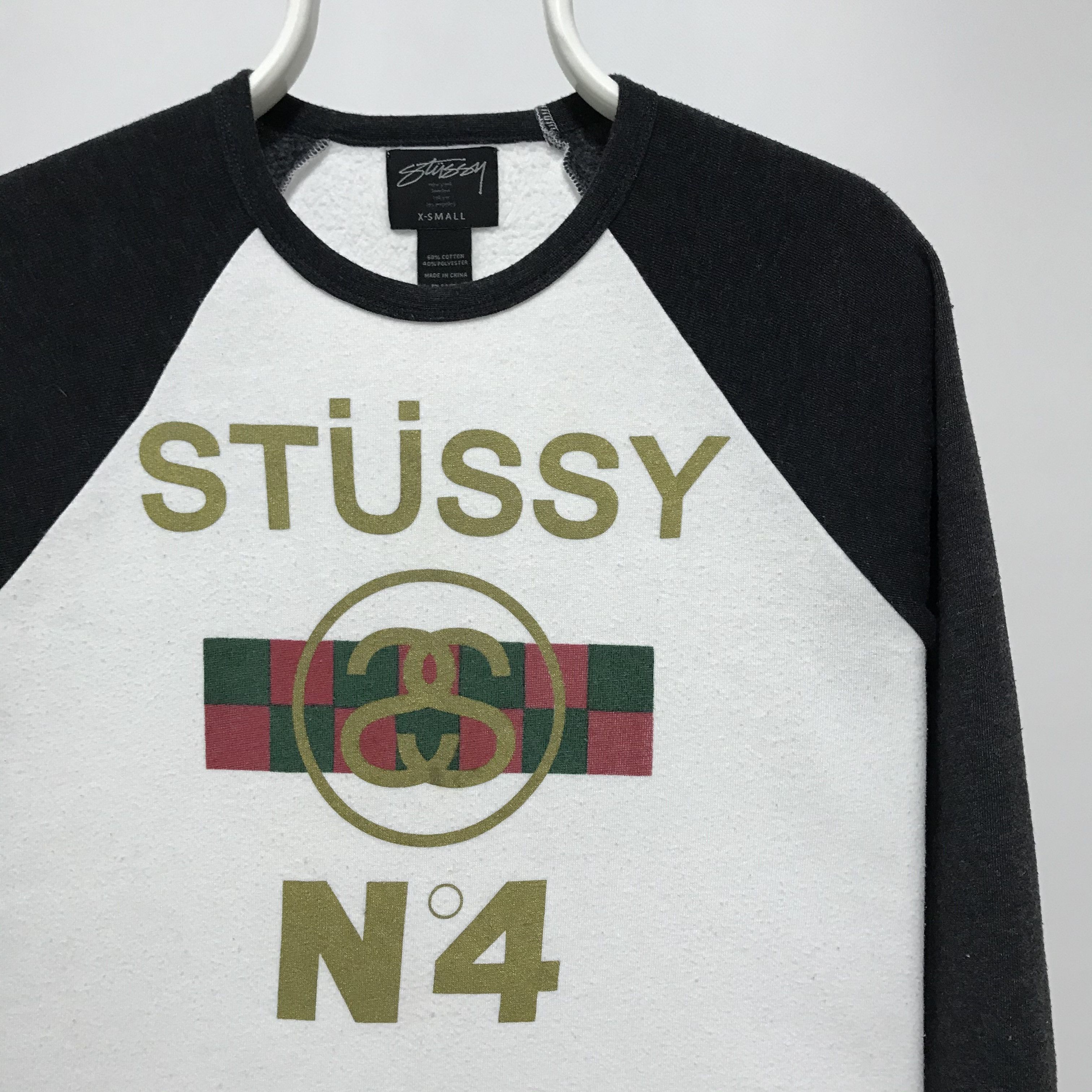 Stussy × Vintage STUSSY Vintage Gucci Sweatshirt Crewneck Big Logo Rare Size US XS / EU 42 / 0 - 3 Thumbnail