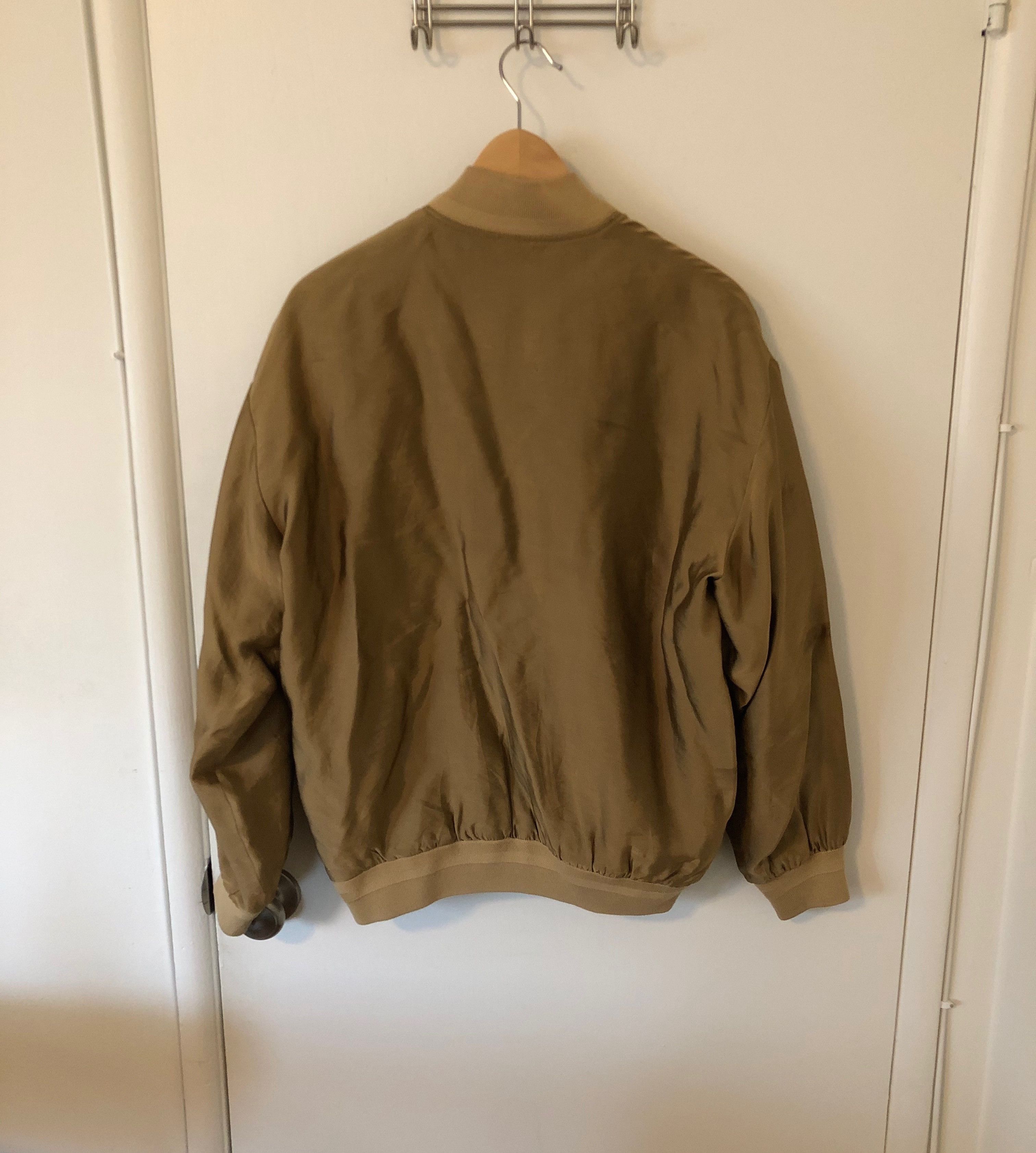 John Elliott Silk Blend Reversible Bomber Jacket 1/S Gold Jellyfish Size US S / EU 44-46 / 1 - 8 Thumbnail