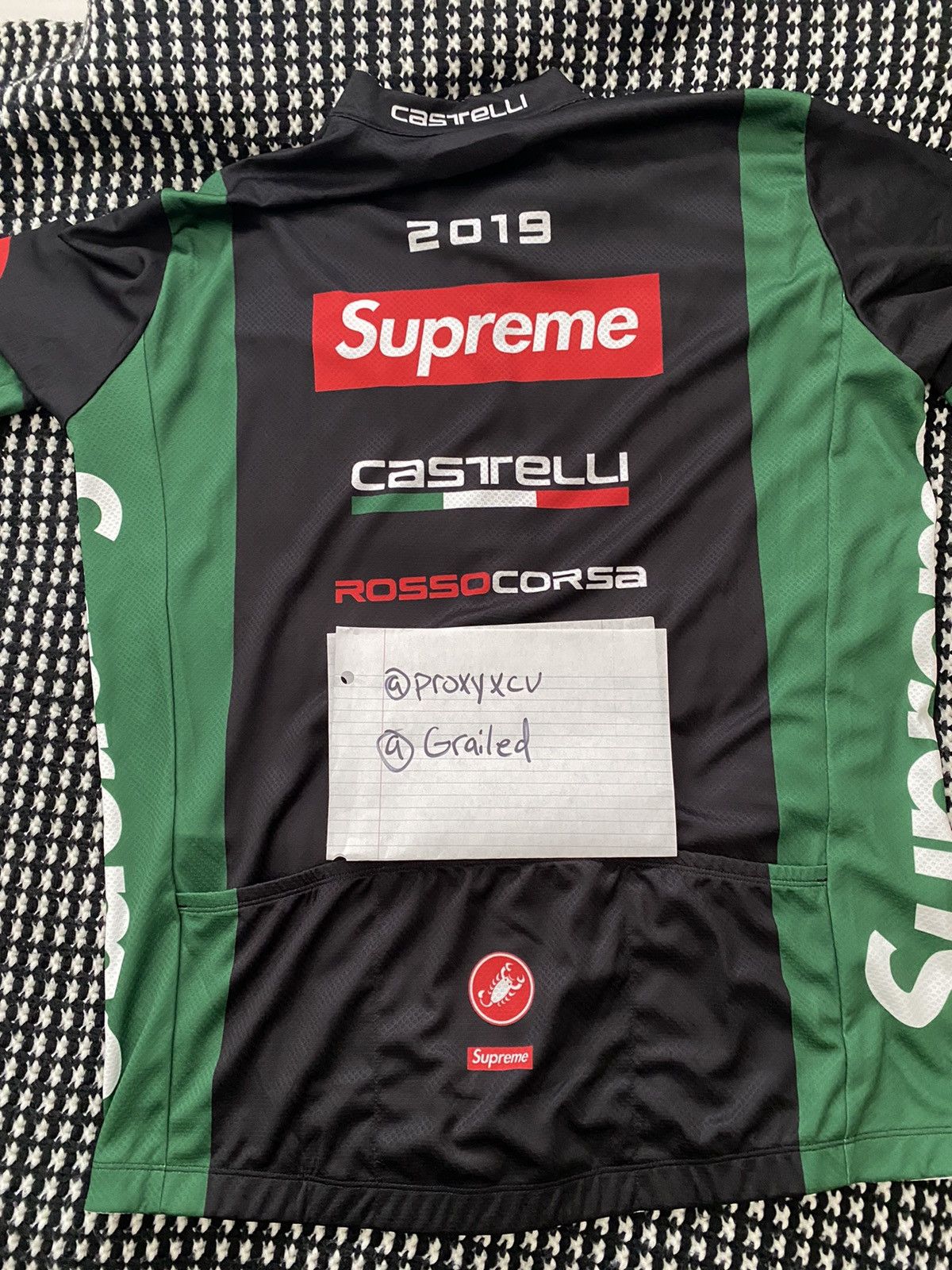 Supreme Supreme x Castelli Cycling Jersey Black | Grailed 