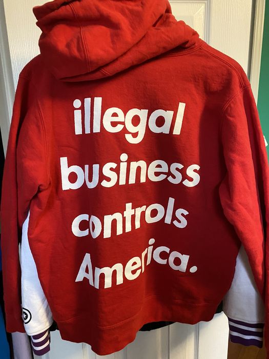 Supreme Supreme Illegal Business Hoodie | Grailed