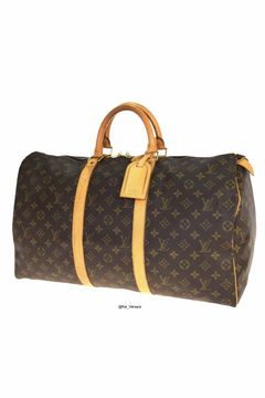 Louis Vuitton NEW Virgil Brown Gold Travel Weekender Men's Women's Duffle  Bag