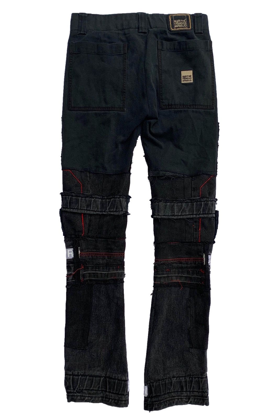 Marithe + Francois Girbaud Girbaud Embroidered Patchwork Jeans Size US 32 / EU 48 - 2 Thumbnail