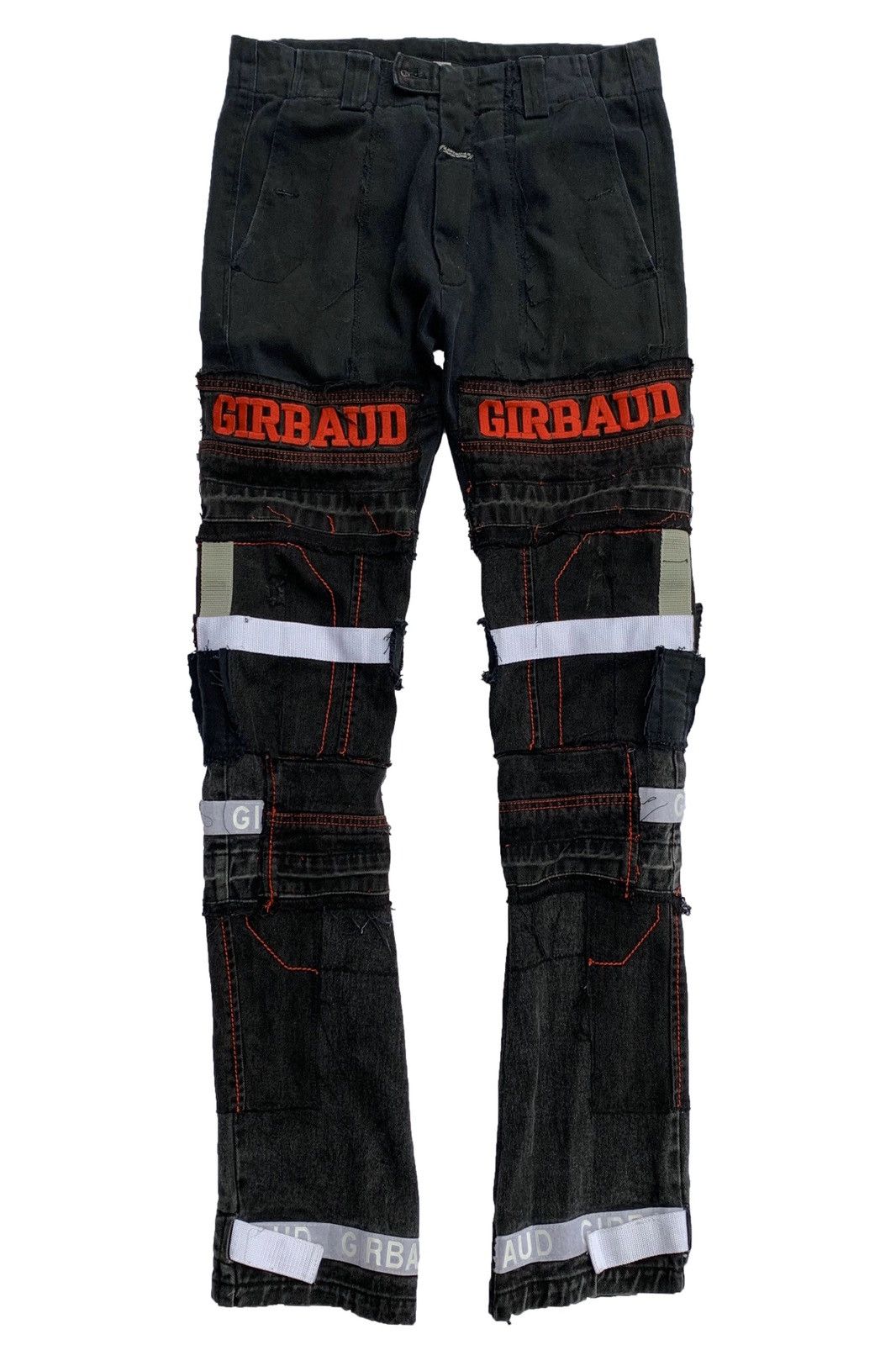 Marithe + Francois Girbaud Girbaud Embroidered Patchwork Jeans Size US 32 / EU 48 - 1 Thumbnail