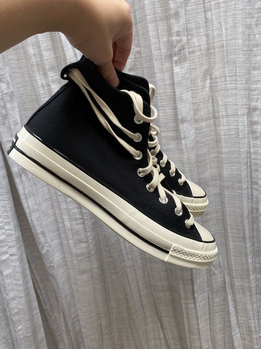 Converse FOG Essentials Fear of God Chuck 70 High Black 2020 | Grailed