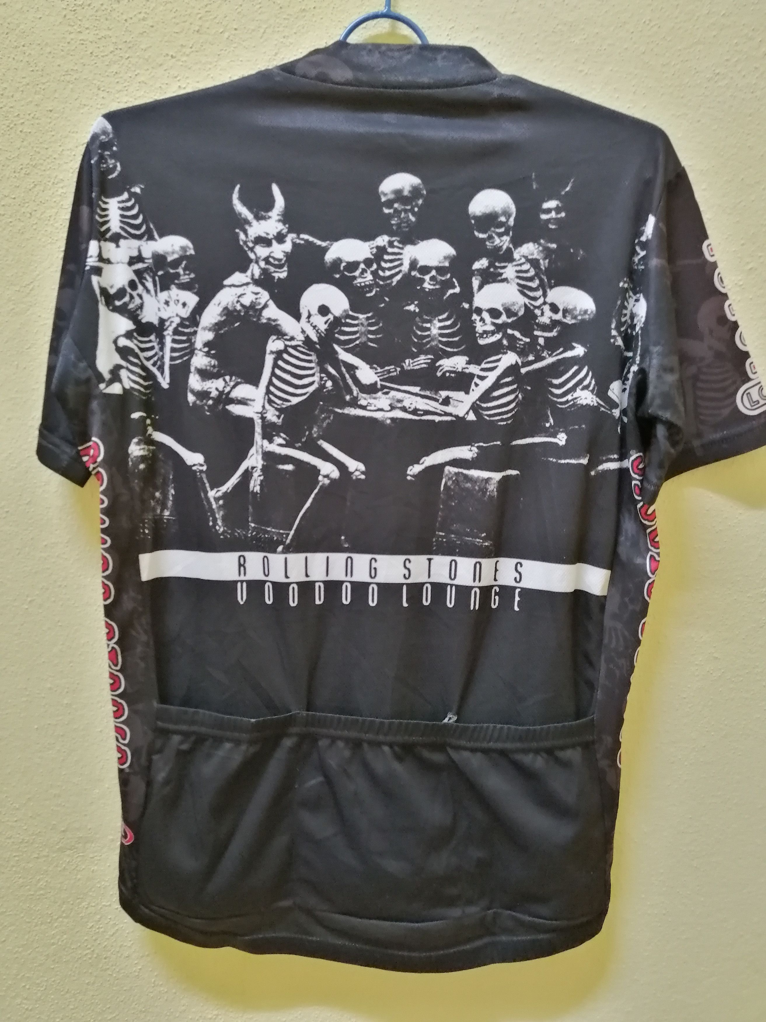 The Rolling Stones Vintage Rolling Stones Voodoo Overprint Cycling Jersey Size US S / EU 44-46 / 1 - 4 Thumbnail