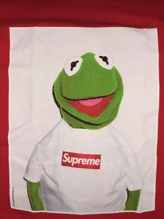 Supreme kermit cheap tee grailed