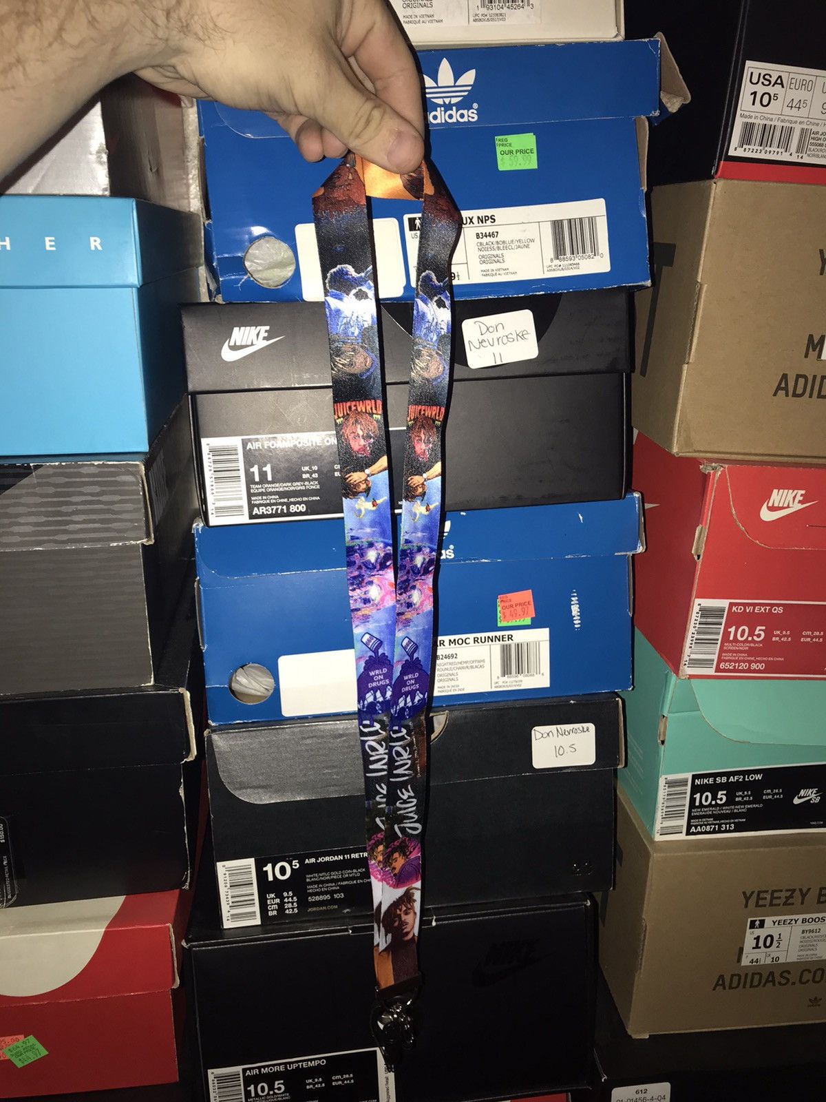 999 Club Juice Wrld Lanyard Grailed