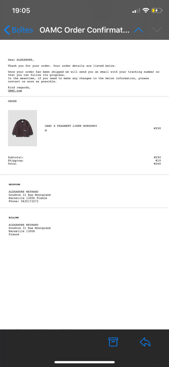 Fragment Design × Hiroshi Fujiwara × Oamc OAMC X FRAGMENT DESIGN 