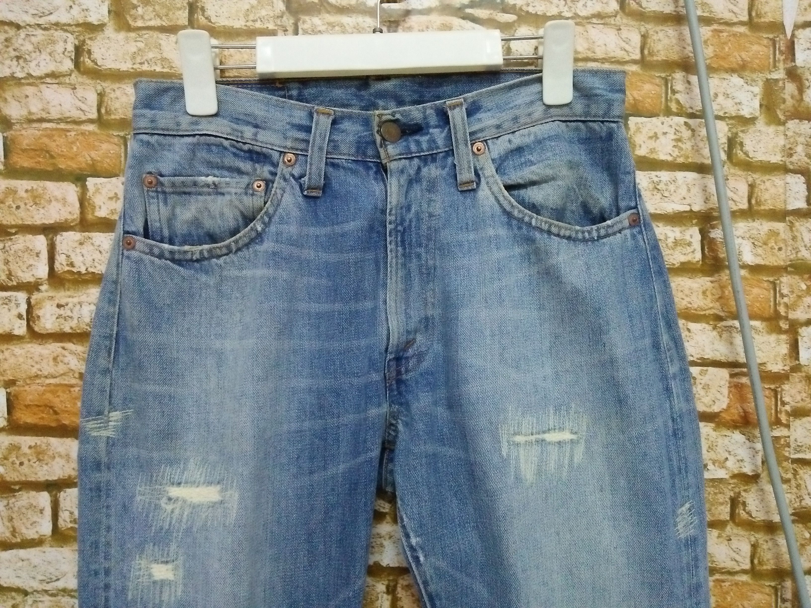 Levi's VTG LEVIS 505 BIG E SELVEDGE 555 USA DENIM 525 (B234) Size US 30 / EU 46 - 3 Thumbnail
