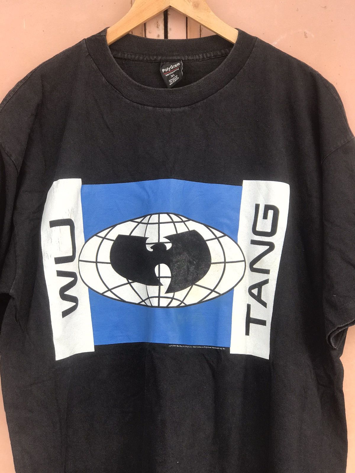 Vintage × Wu-Tang Clan VTG 90’s WUTANG HIP HOP BIG LOGO POLY GRAM Size US XL / EU 56 / 4 - 2 Thumbnail