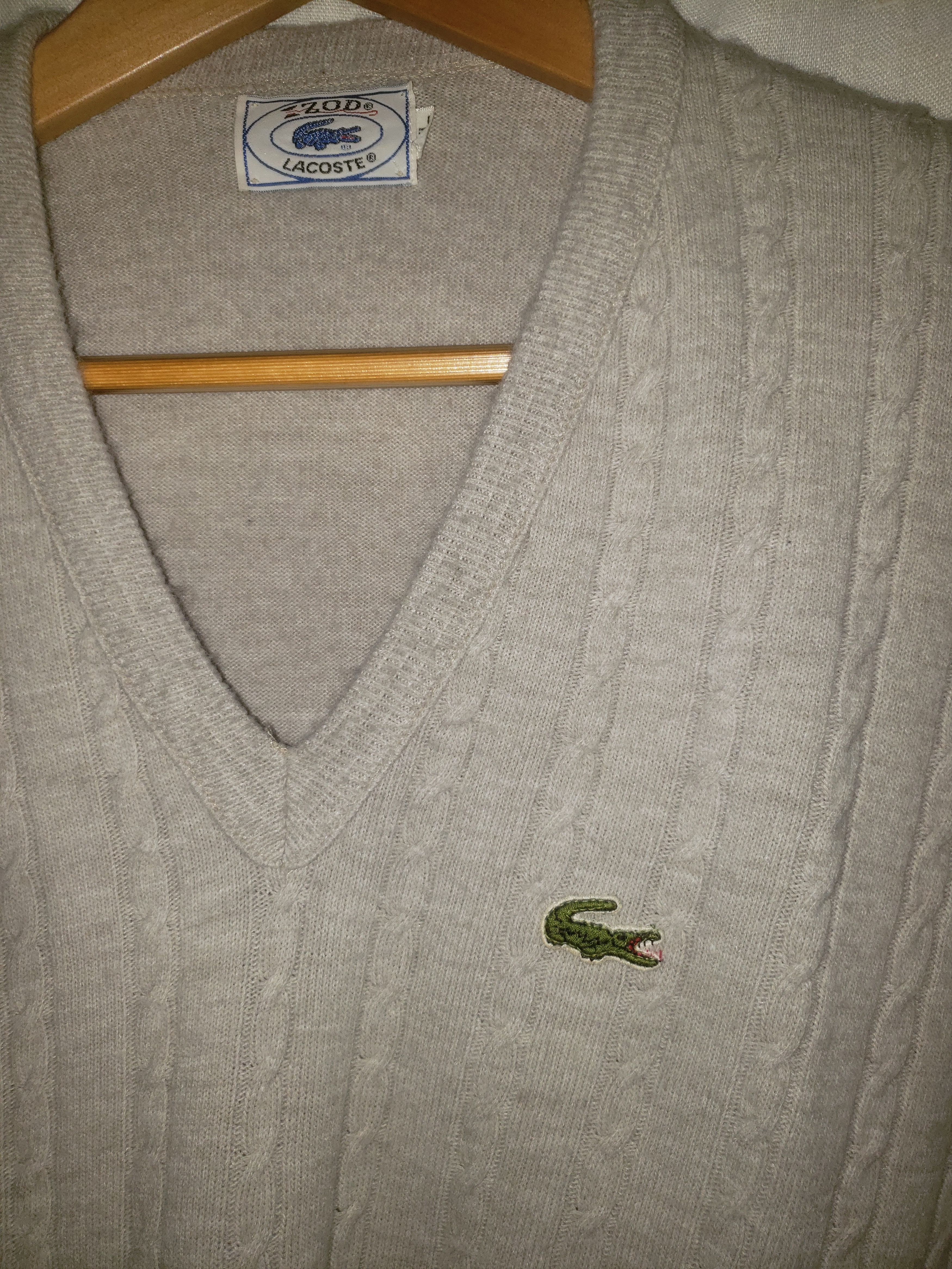 Vintage Vintage Cashmere Lacoste Sweater | Grailed