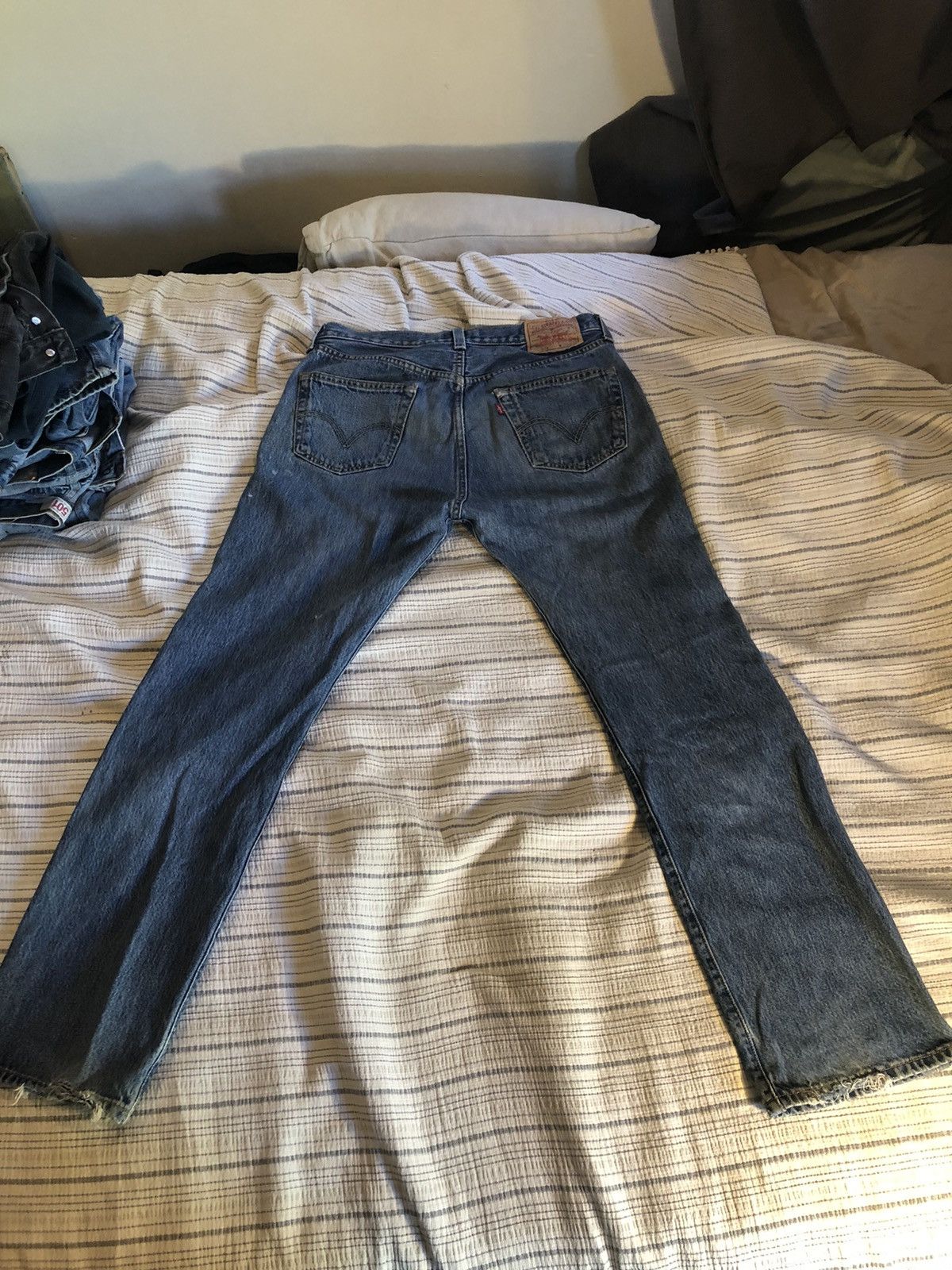 Levi's Vintage Levis 501 Painter Jeans Made in USA Size US 33 - 2 Thumbnail