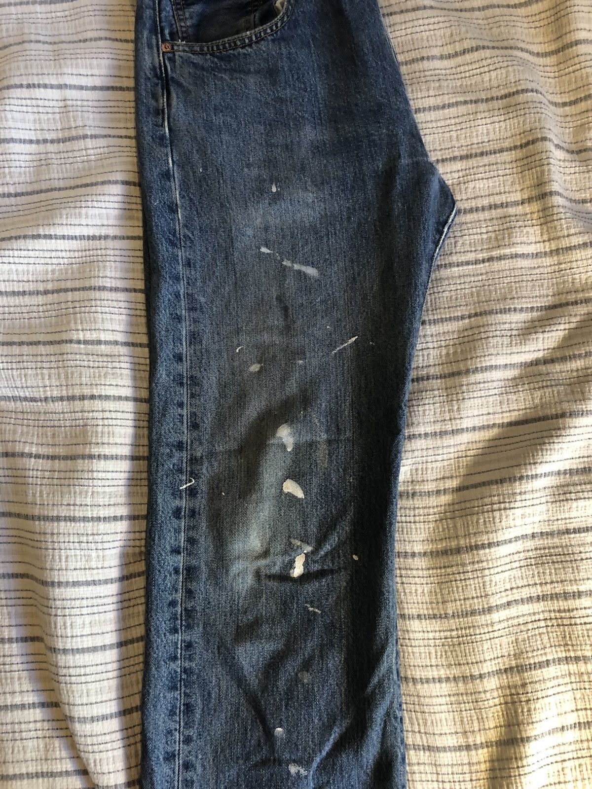 Levi's Vintage Levis 501 Painter Jeans Made in USA Size US 33 - 4 Thumbnail