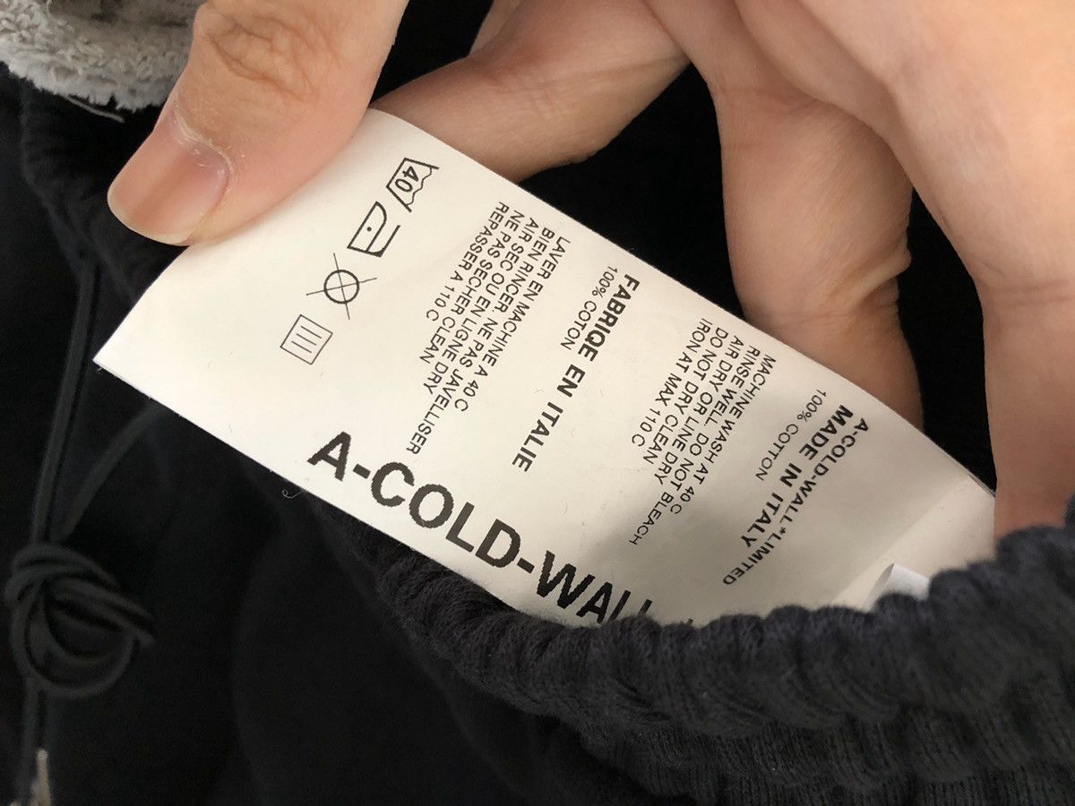 A-COLD-WALL* A Cold Wall Cotton Joggers Black Size US 34 / EU 50 - 5 Thumbnail