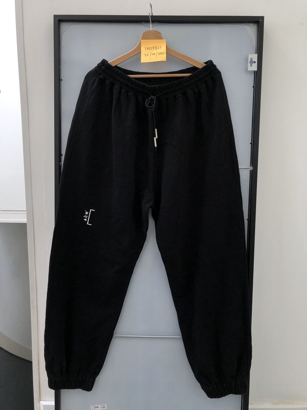 A Cold Wall Cotton Joggers Black