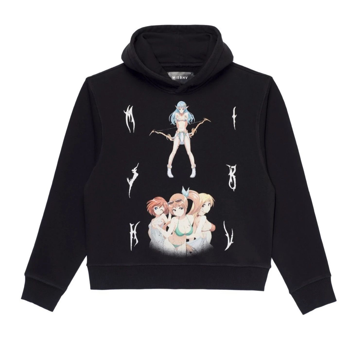 Misbhv double anime hoodie on sale