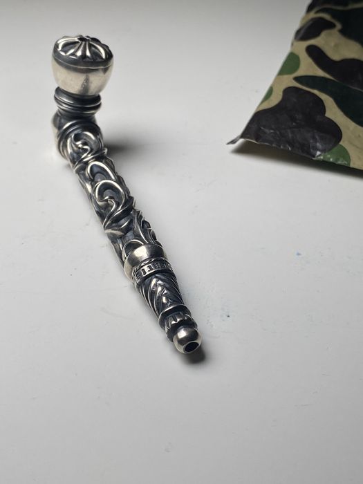 Chrome Hearts Silver Three Piece Pipe