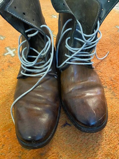 A1923 A DICIANNOVEVENTITRE A1923 AUGUSTA HORSE LEATHER BOOTS 45 | Grailed