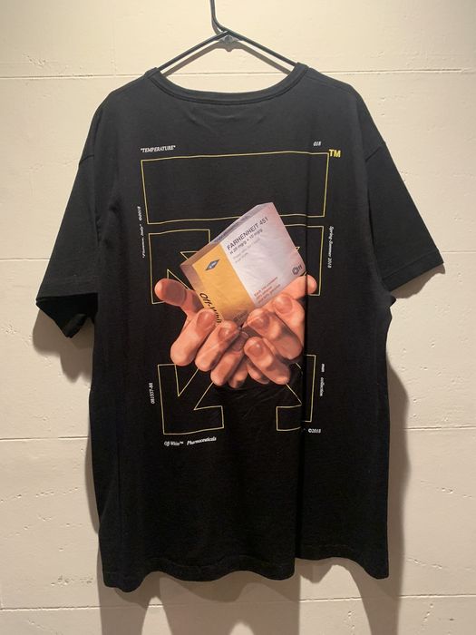 Off white fahrenheit clearance 451 pill box tee