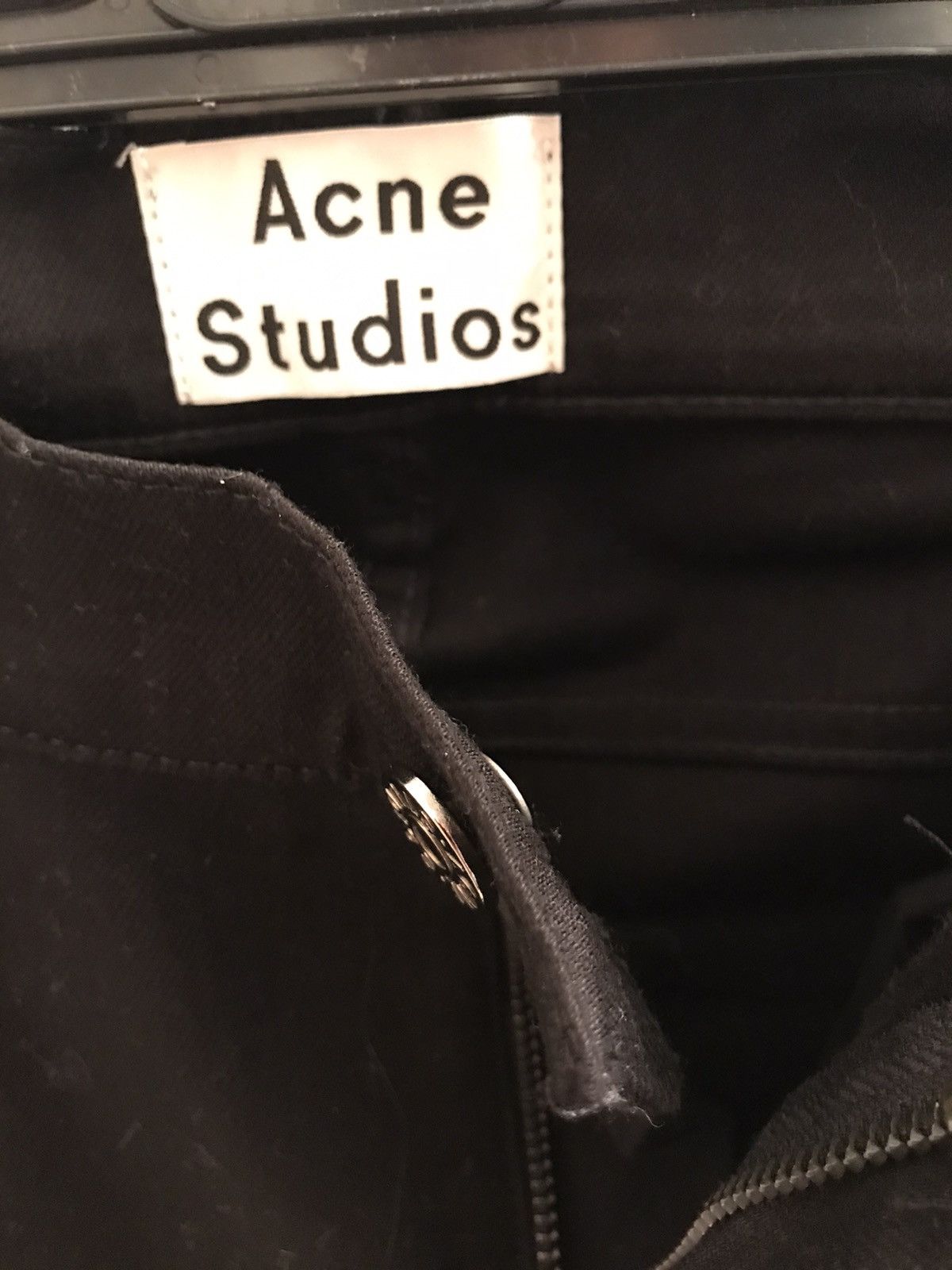 Acne Studios Acne black Ace Stay Cash Denim Size US 32 / EU 48 - 2 Thumbnail