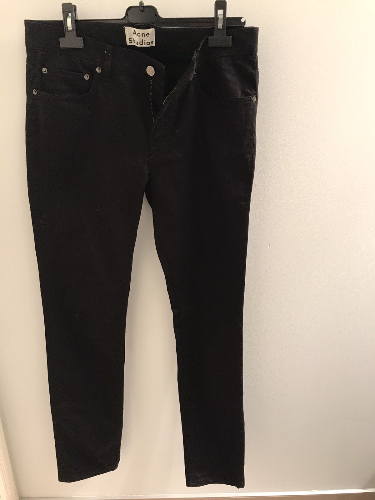 Acne Studios Acne black Ace Stay Cash Denim Size US 32 / EU 48 - 1 Thumbnail